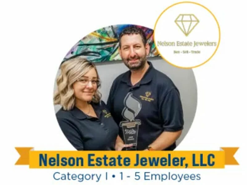 Nelson estate jewelers llc category 5 employees.