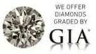 We offer diamonds graded by gia.
